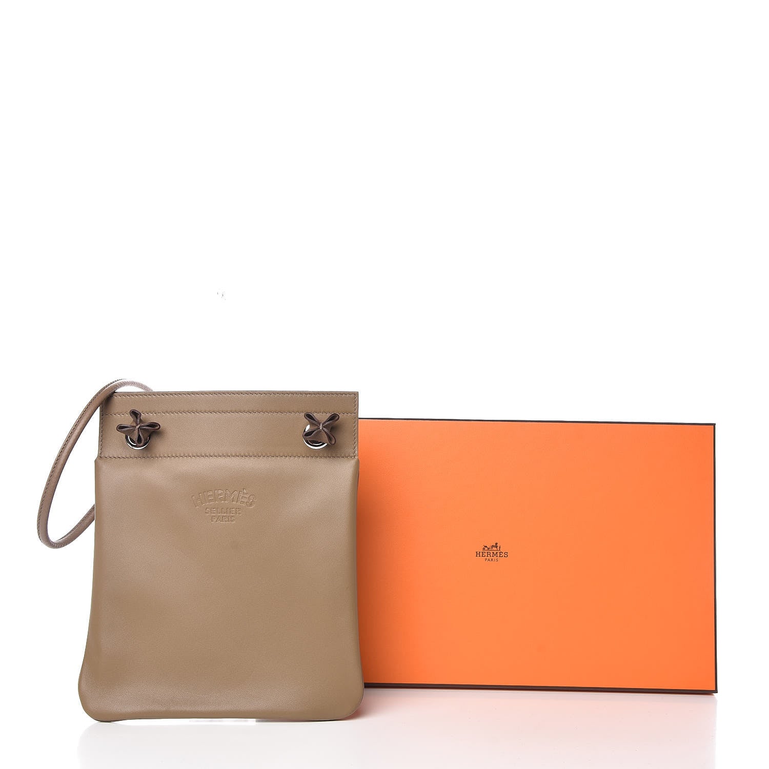 Hermes Milo Lambskin Swift Mini Aline Etoupe 10 of 10