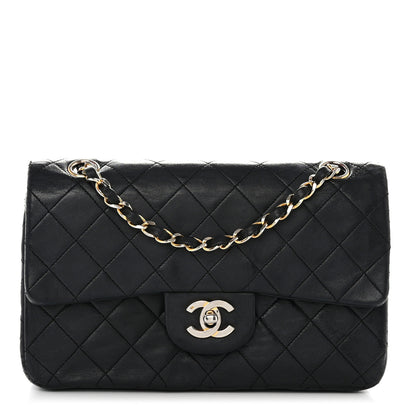 Chanel Lambskin Quilted Medium Double Flap Black 1 of 14