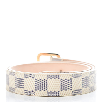 Louis Vuitton Damier Azur 30mm Tresor Belt 90 36 3 of 10