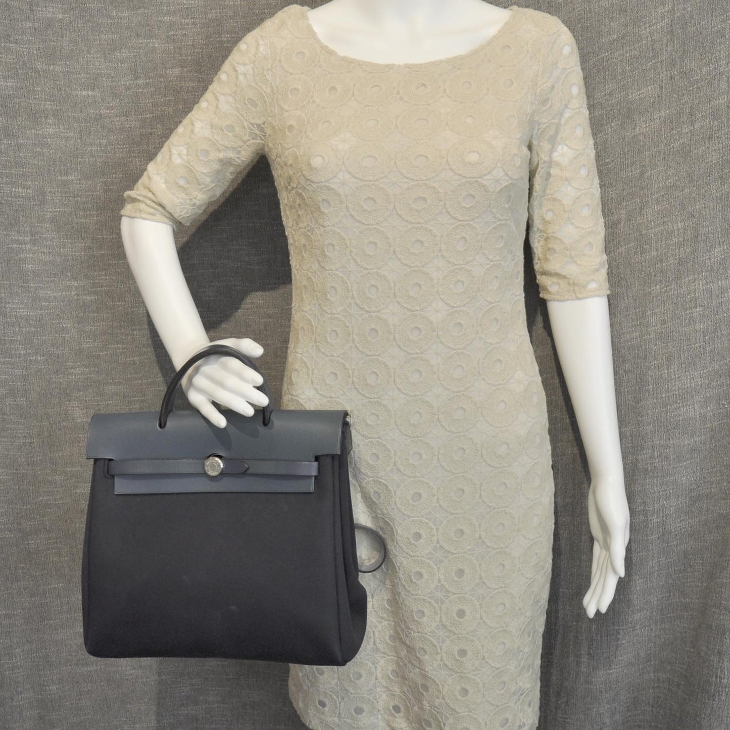 Toile Herbag PM Navy Bleu