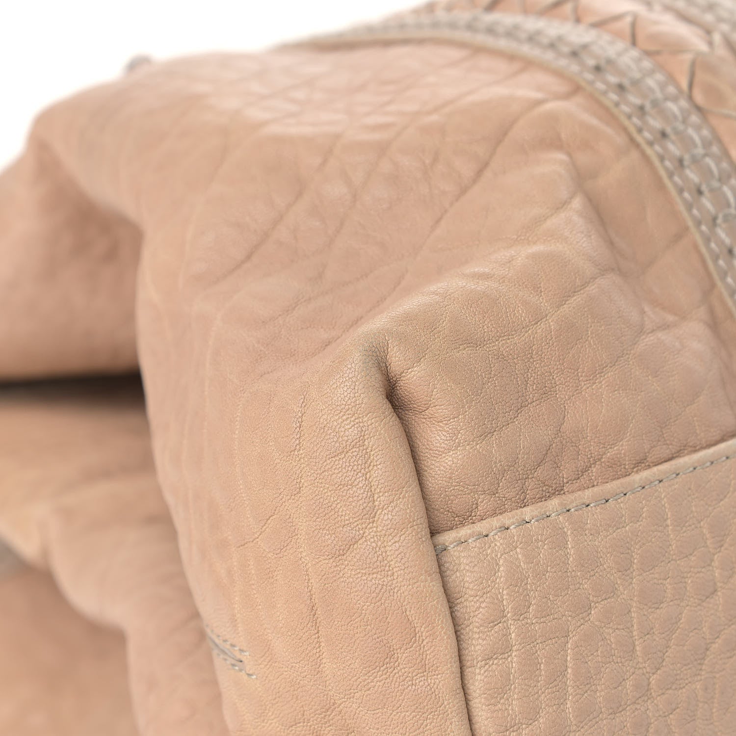 Bottega Veneta Nappa Intrecciato Punto Mocassino Roma Tote Cloth 7 of 16