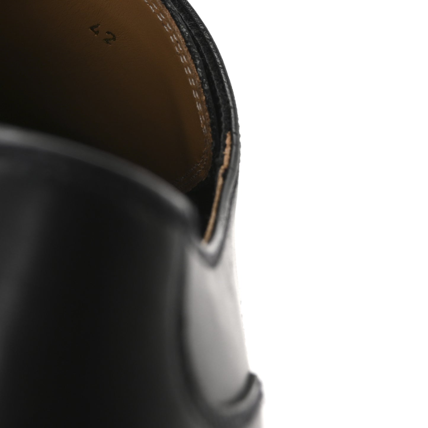 Calfskin Mens Surcity Flat Derby Oxford 42 Black