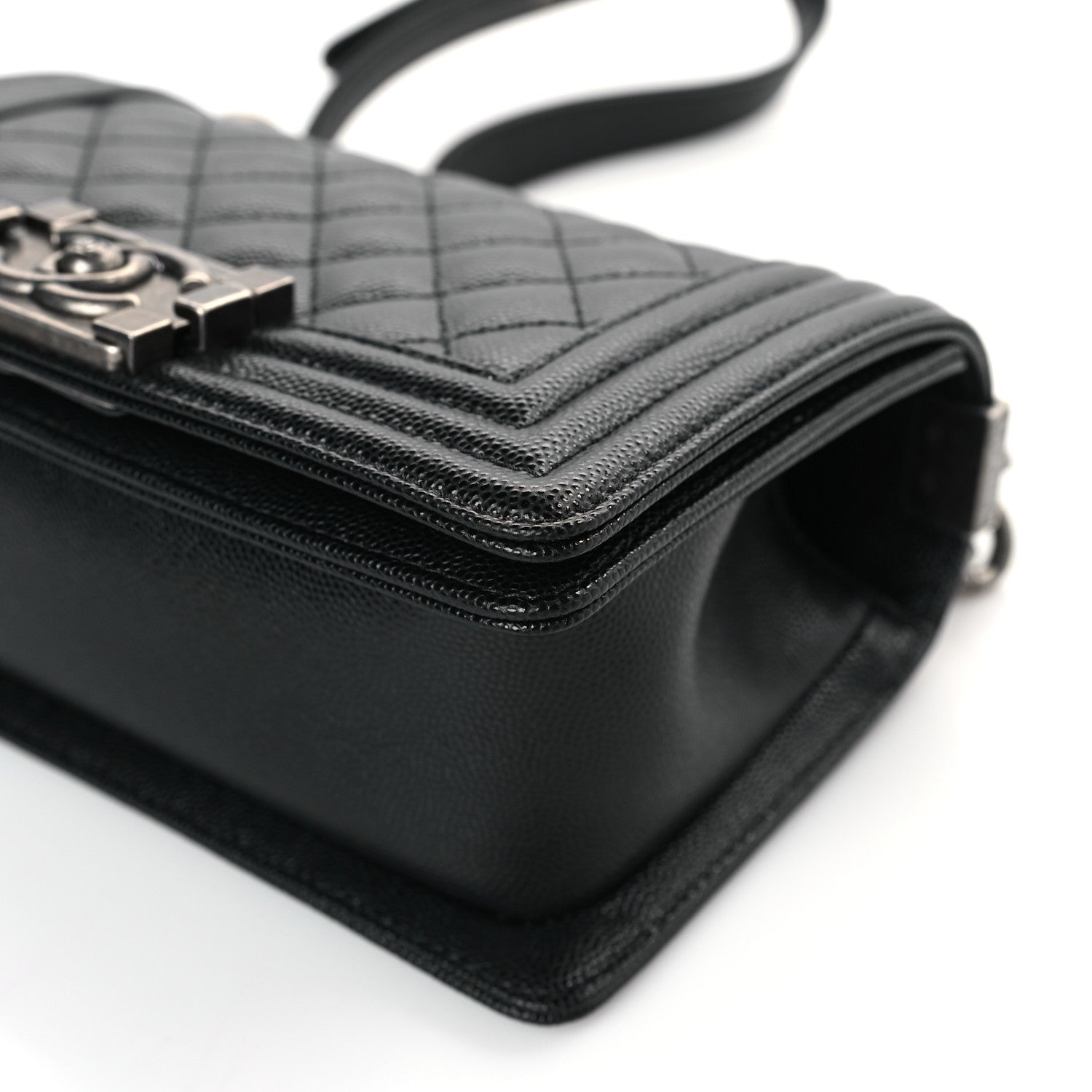 Chanel Caviar Quilted Small Boy Flap Black 9 of 10