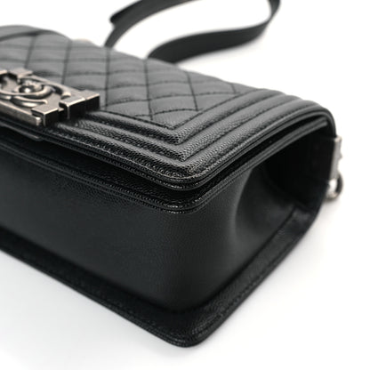 Chanel Caviar Quilted Small Boy Flap Black 9 of 10