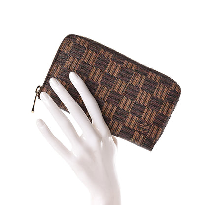 Louis Vuitton Damier Ebene Zippy Compact Wallet 2 of 8