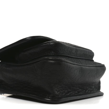 Saint Laurent Grained Lambskin Monogram Mini Niki Chain Satchel Black 9 of 10