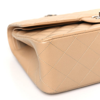 Chanel Caviar Quilted Jumbo Double Flap Beige Clair 8 of 10