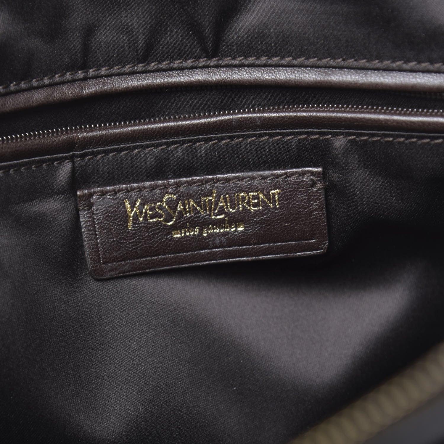 Saint Laurent Calfskin Oversized Muse Brown 6 of 10