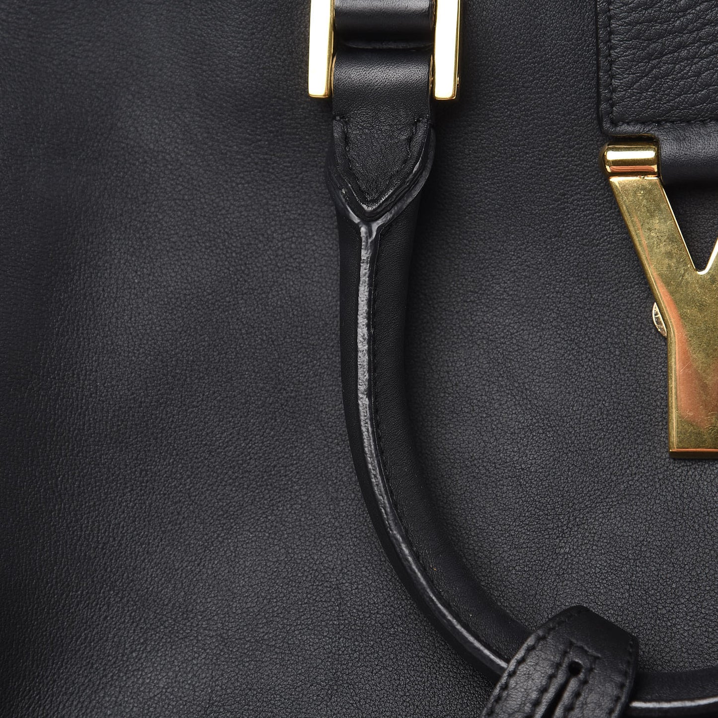 Calfskin Small Classic Y Cabas Black