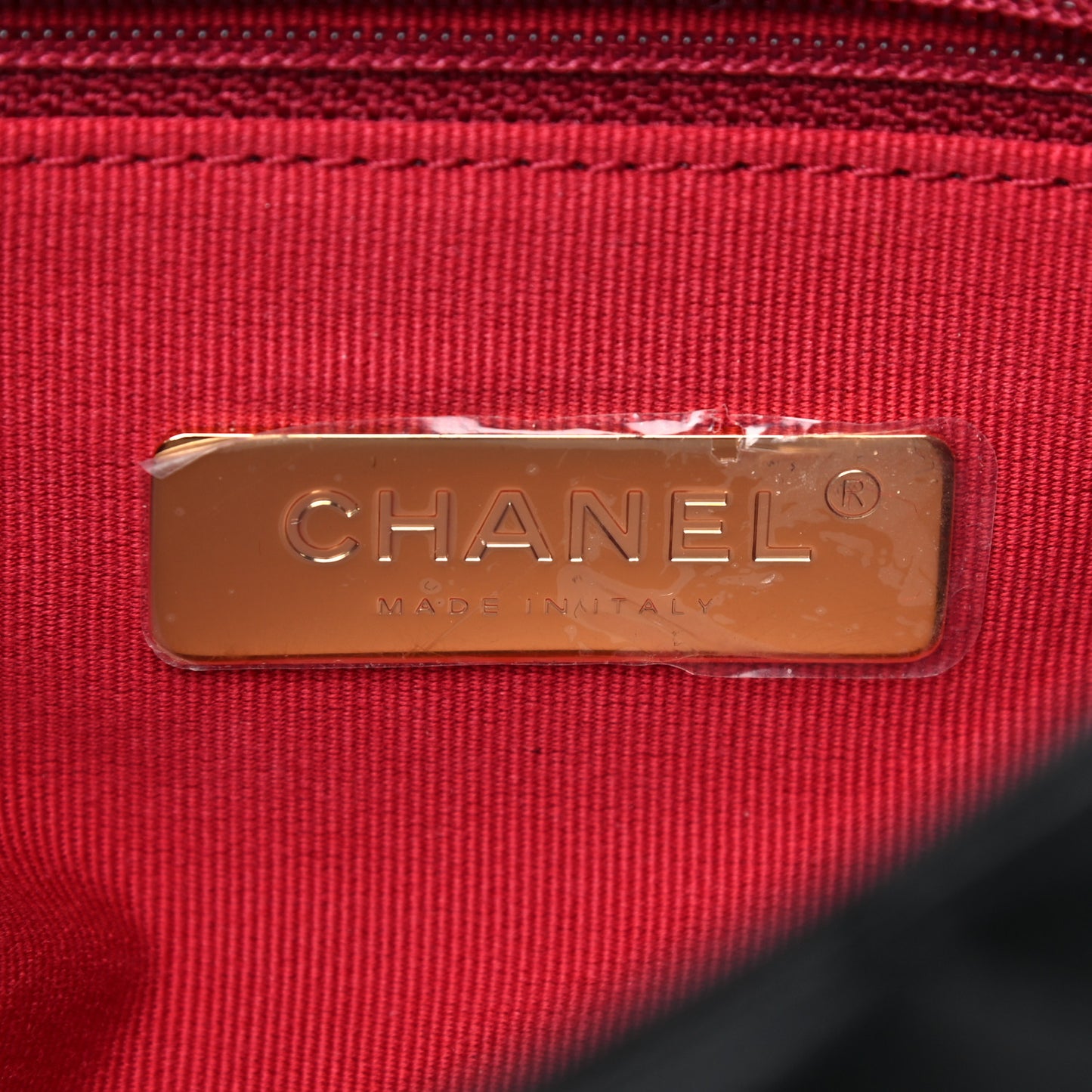 Lambskin Quilted Medium Chanel 19 Flap Black