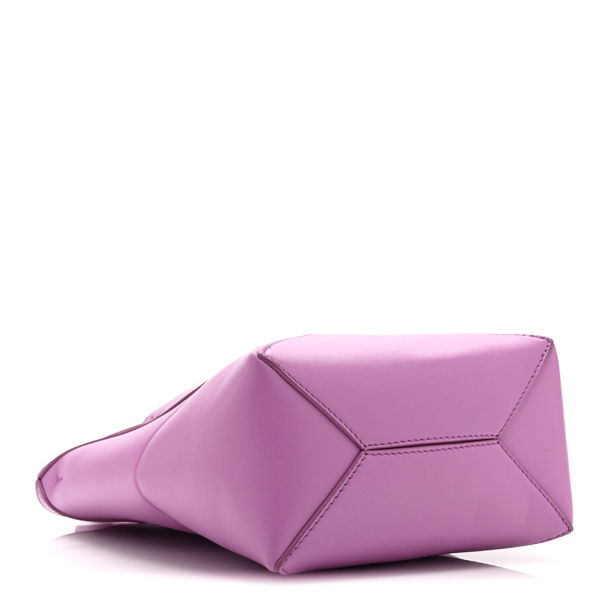 Shiny Calfskin Mini Puzzle Fold Tote Rockrose