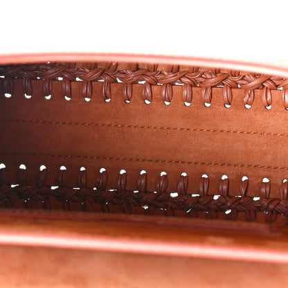Christian Dior Grained Calfskin Medium Whipstitched Bobby Bag Dark Tan 5 of 11