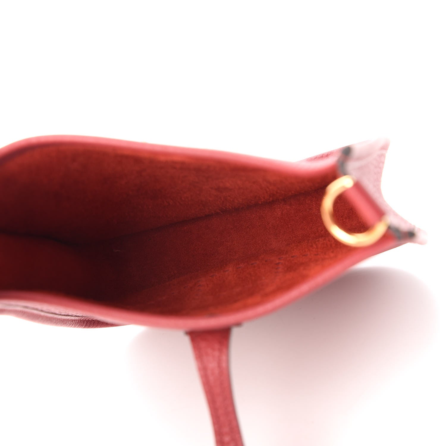 Hermes Taurillon Clemence Evelyne TPM Rouge Grenat 5 of 10