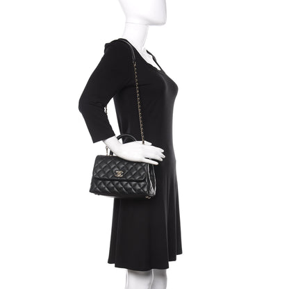Chanel Caviar Quilted Mini Coco Handle Flap Black 2 of 11