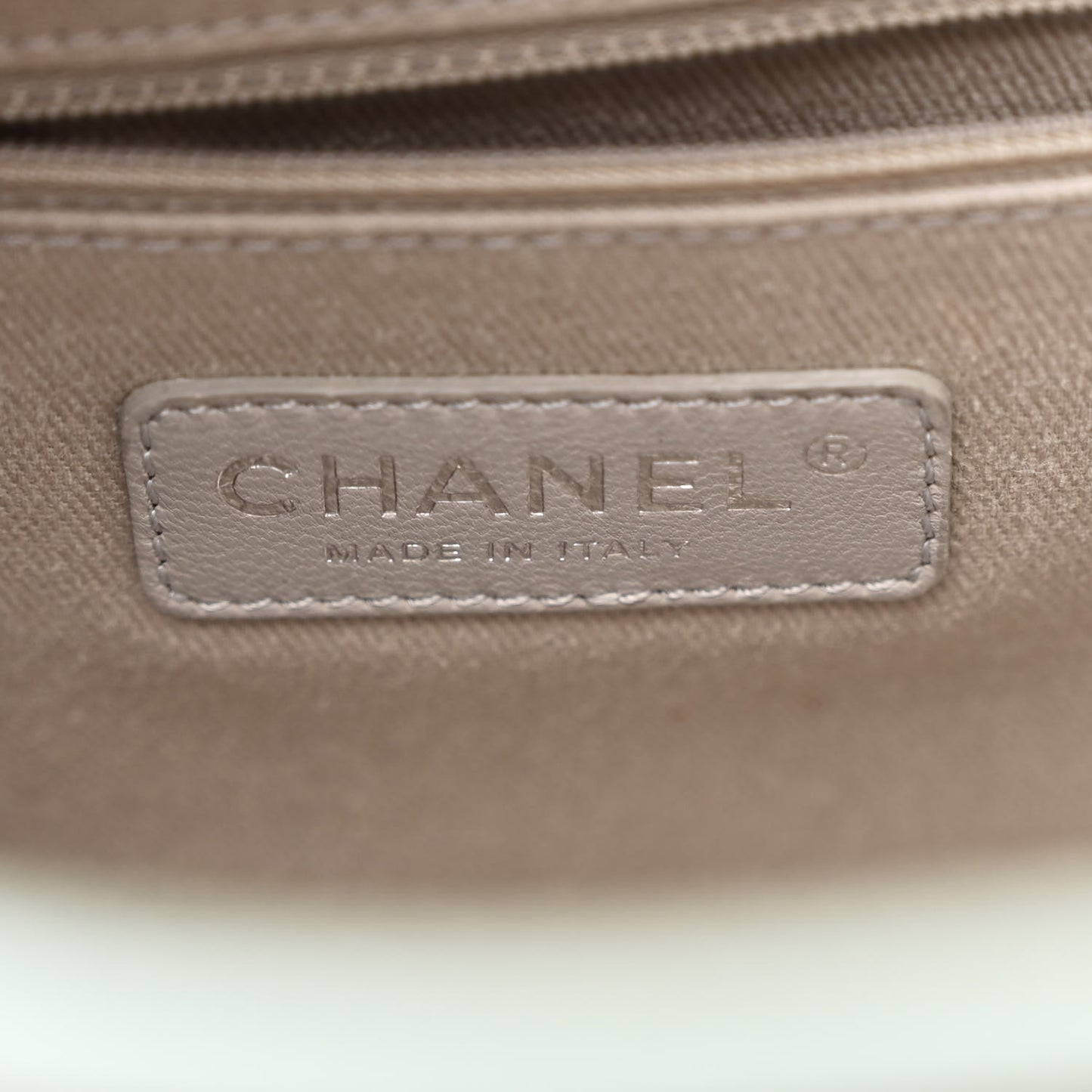 Glazed Calfskin Mini Deauville Tote Green