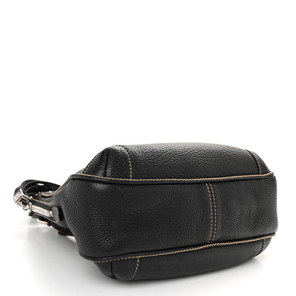 Chanel Grained Calfskin Tassel Hobo Black 4 of 13