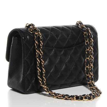 Chanel Caviar Quilted Small Double Flap Black 3 of 9