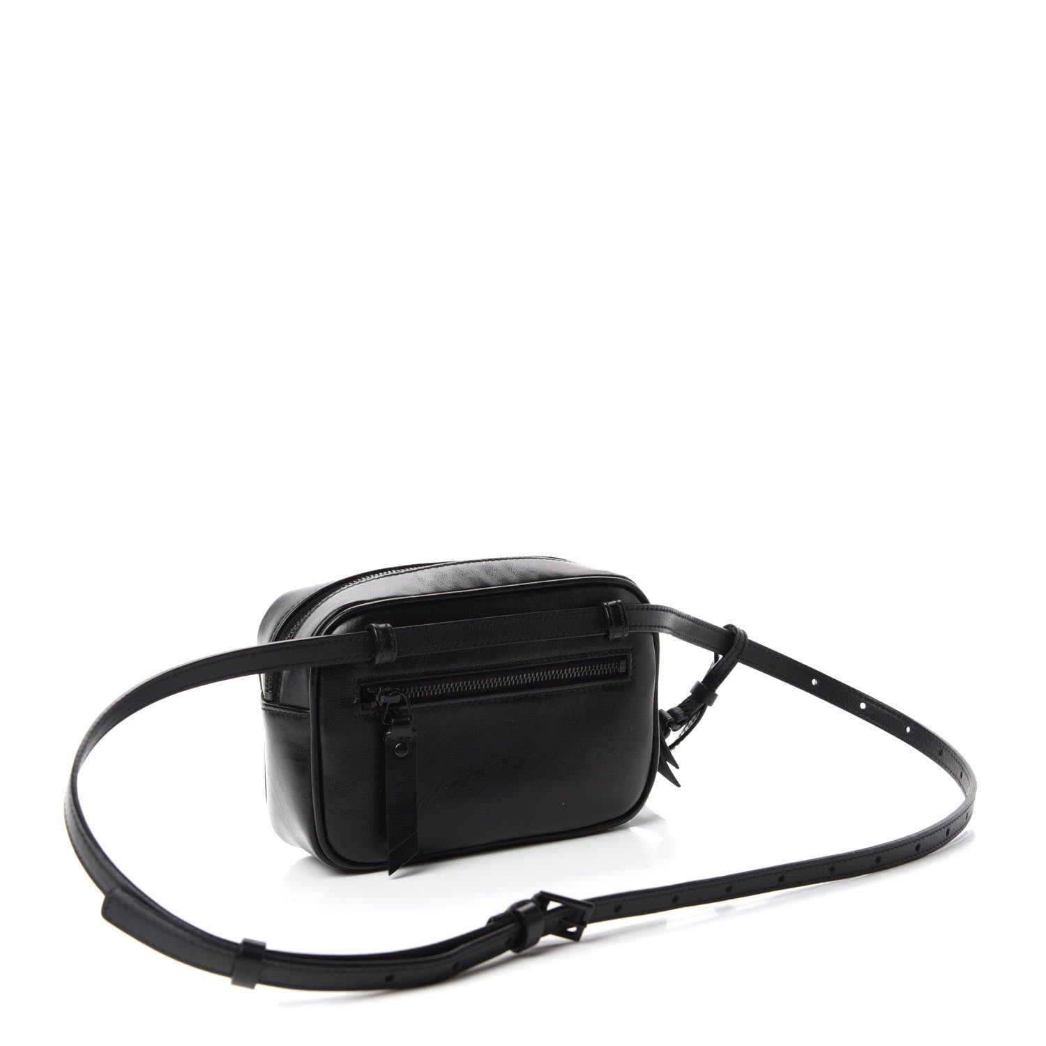 Saint Laurent Calfskin Matelasse Monogram Lou Belt Bag Black 3 of 11