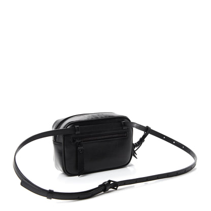 Saint Laurent Calfskin Matelasse Monogram Lou Belt Bag Black 3 of 11