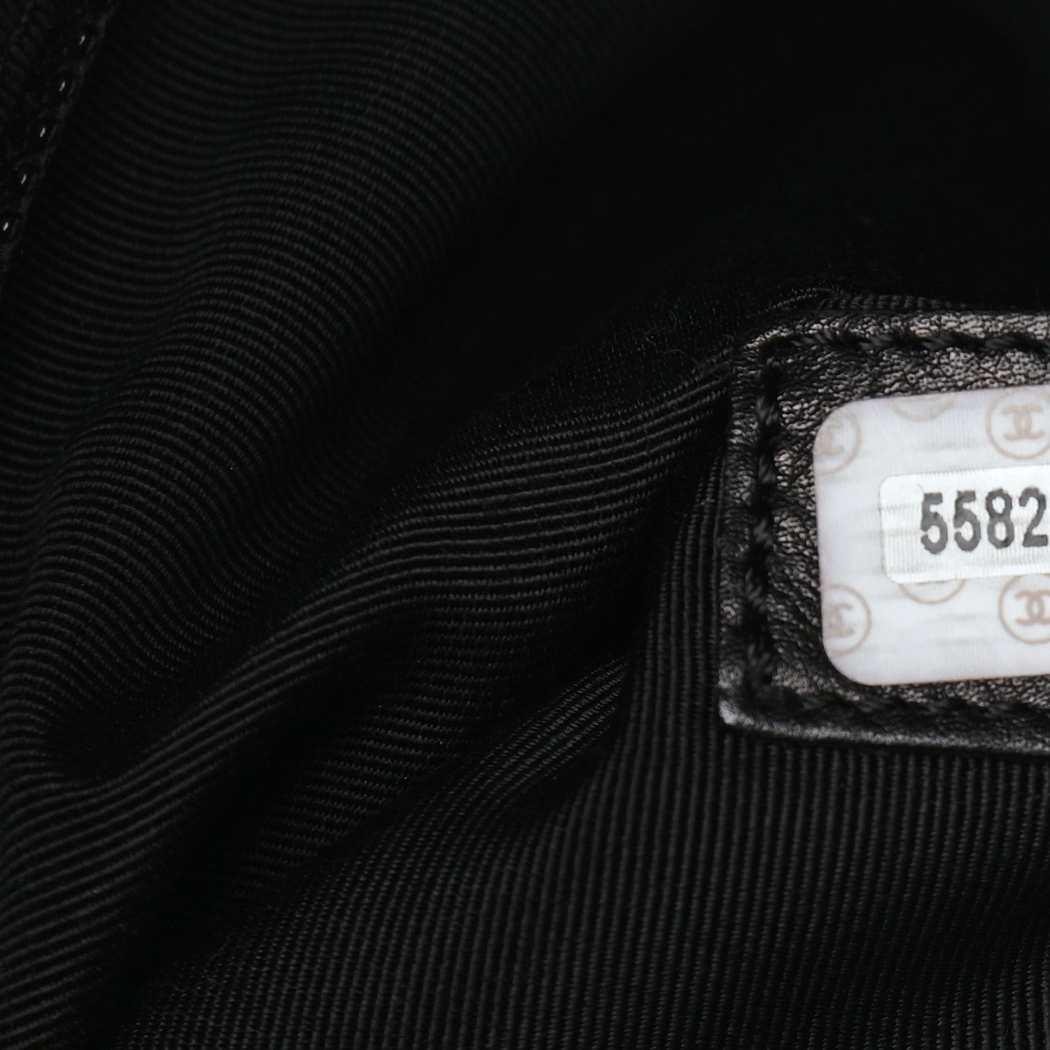 Chanel Lambskin CC Tote Black 6 of 8