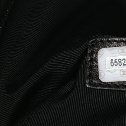 Chanel Lambskin CC Tote Black 6 of 8