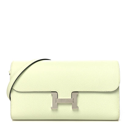 Hermes Epsom Constance Long To Go Wallet Vert Fizz 1 of 11