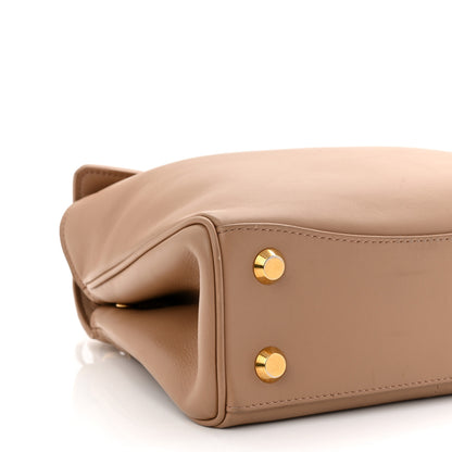Balenciaga Natural Smooth Calfskin Mini Rodeo Top Handle Handbag Latte 8 of 11
