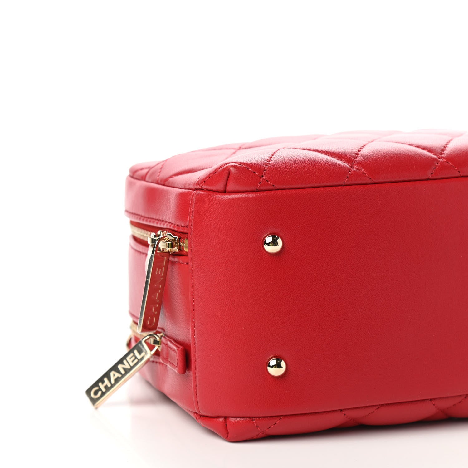 Chanel Lambskin Quilted Small Trendy CC Bowling Bag Red 9 of 12
