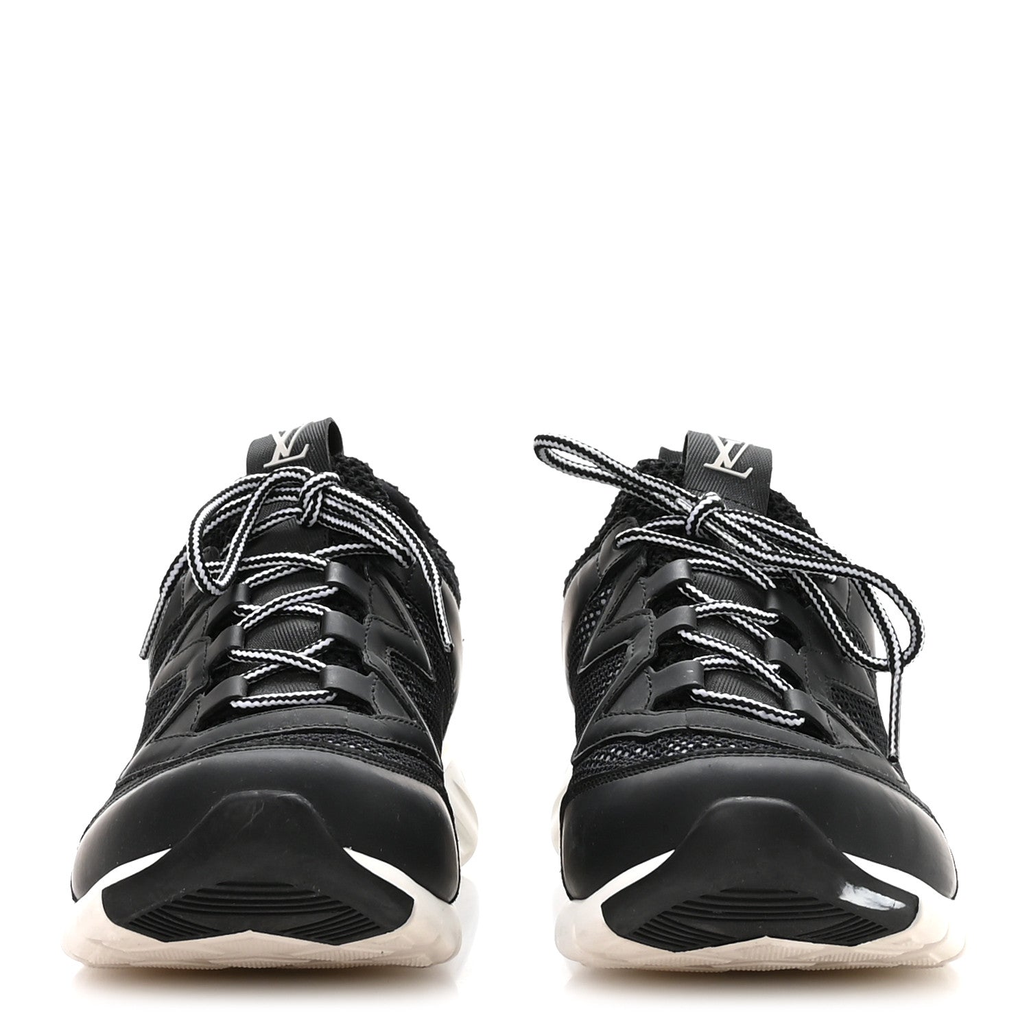 Louis Vuitton Technical Nylon Monogram Rubber Aftergame Sneakers 37 Black 3 of 8