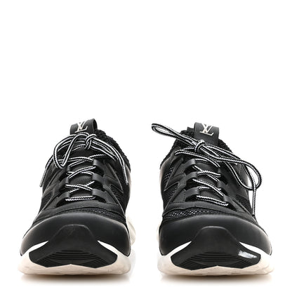 Louis Vuitton Technical Nylon Monogram Rubber Aftergame Sneakers 37 Black 3 of 8