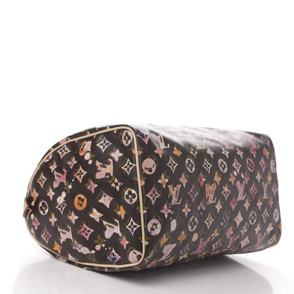 Louis Vuitton Watercolor Aquarelle Speedy 35 Brown 4 of 12