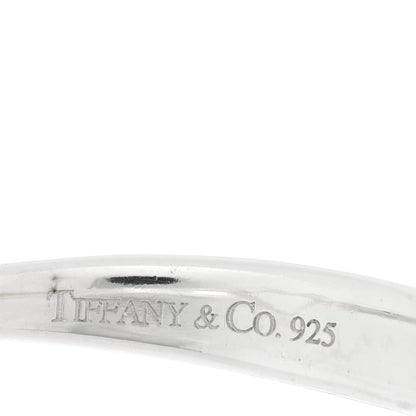 Tiffany Sterling Silver Elsa Peretti Open Heart Ring 56 7.5 4 of 4
