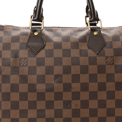 Louis Vuitton Damier Ebene Speedy 30 7 of 14