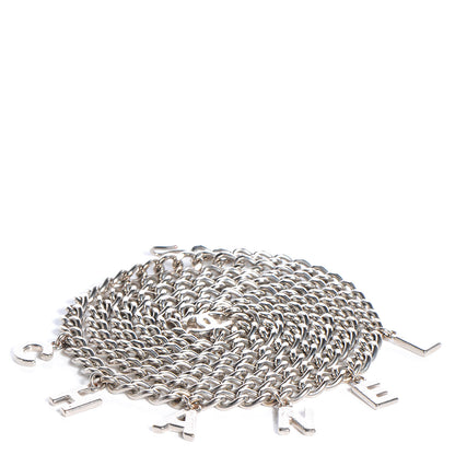 Chanel CC Chain Logo Belt Silver 1 of 6