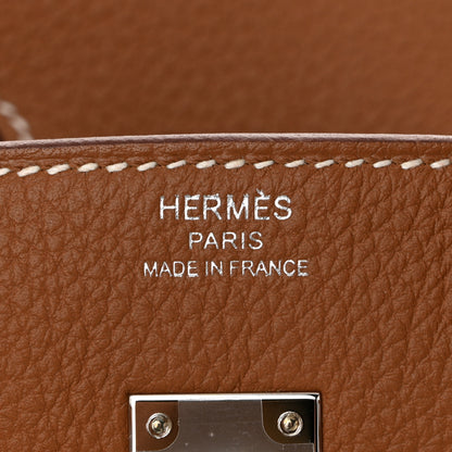 Hermes Togo Birkin 25 Gold 6 of 10