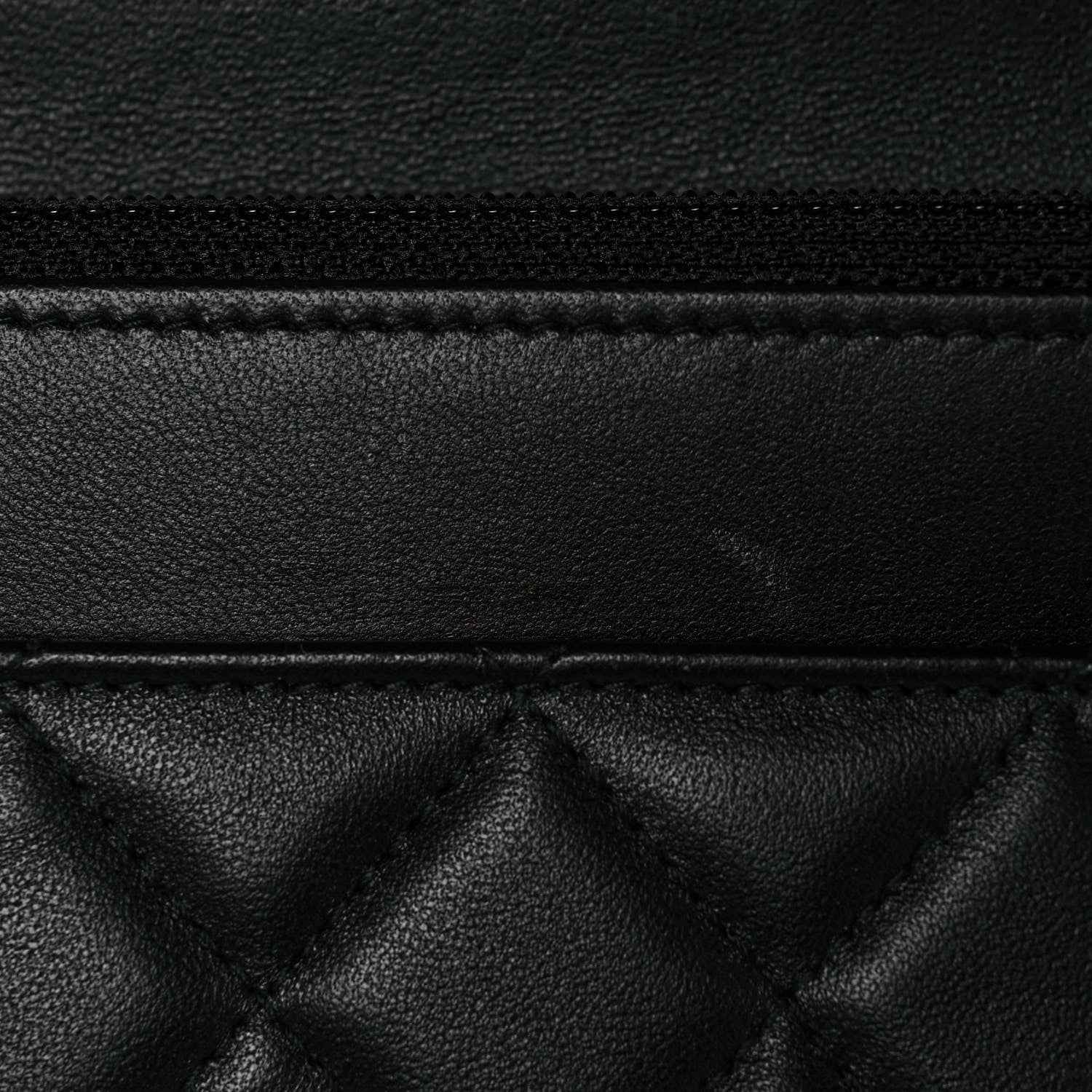 Chanel Lambskin Quilted Trendy CC Wallet On Chain WOC Black 13 of 14