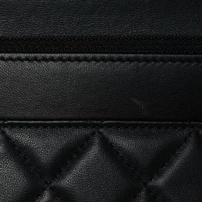 Chanel Lambskin Quilted Trendy CC Wallet On Chain WOC Black 13 of 14