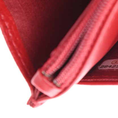 Chanel Caviar Camellia Embossed Wallet On Chain WOC Red 8 of 12