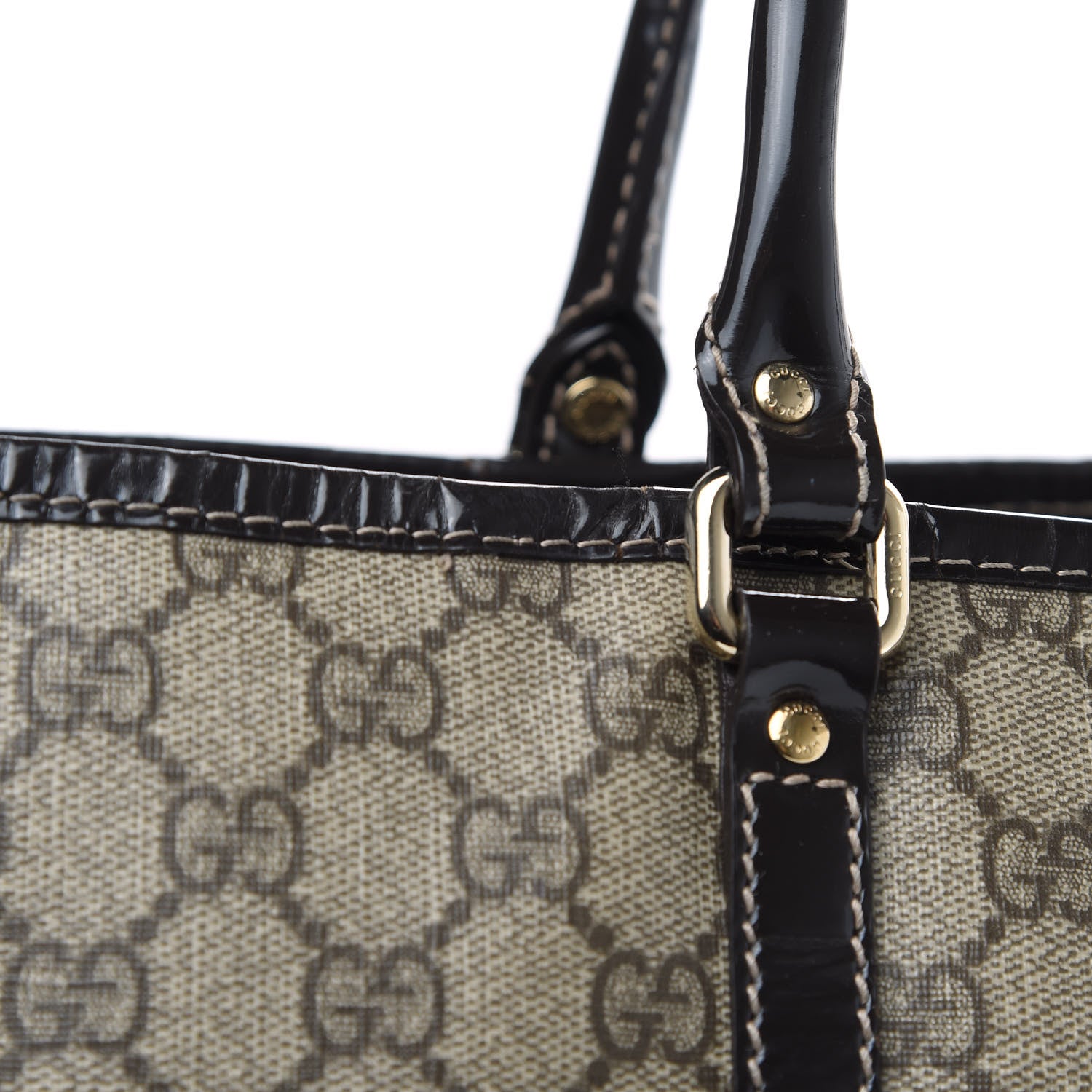 Gucci GG Plus Monogram Large Joy Tote Dark Brown 14 of 16
