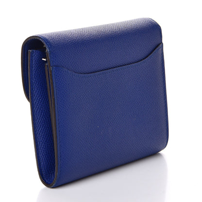 Hermes Epsom Constance Short Wallet Bleu Electrique 3 of 8