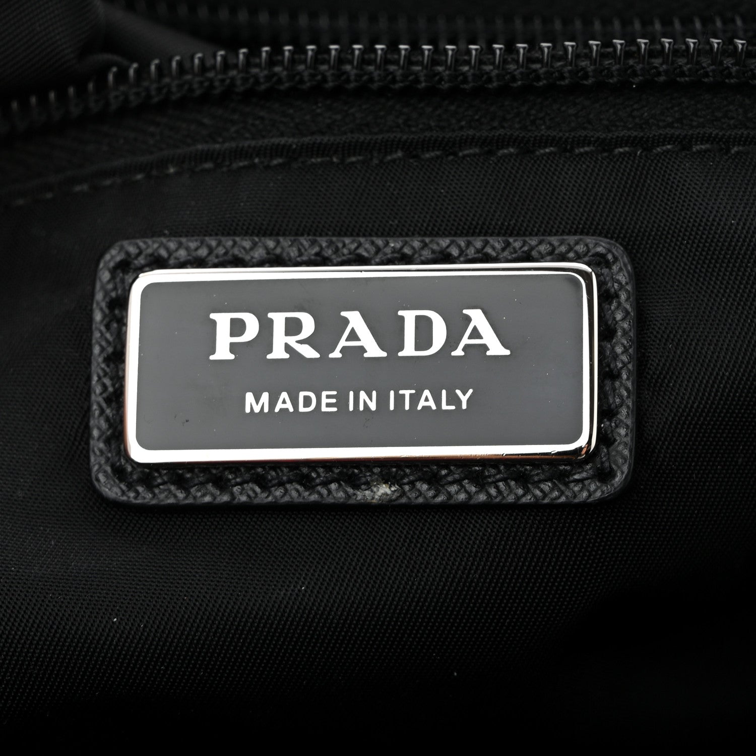 Prada Re-Nylon Saffiano Belt Bag Black 6 of 10