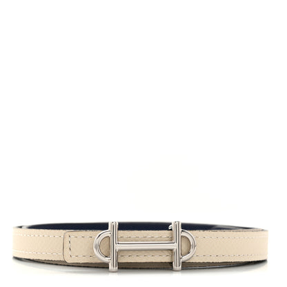 Hermes Swift Epsom 13mm Gamma Belt 75 30 Bleu Saphir Craie 1 of 7
