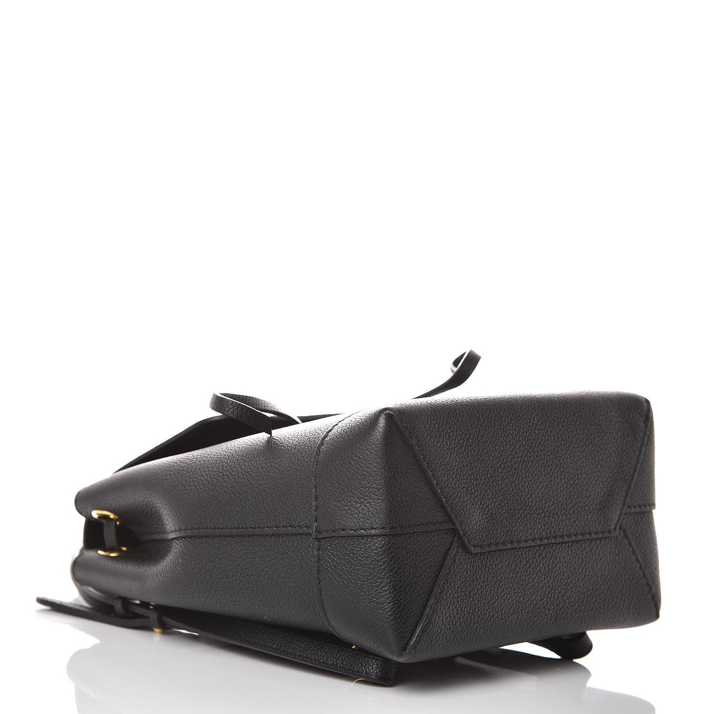 Calfskin Lockme Mini Backpack Black