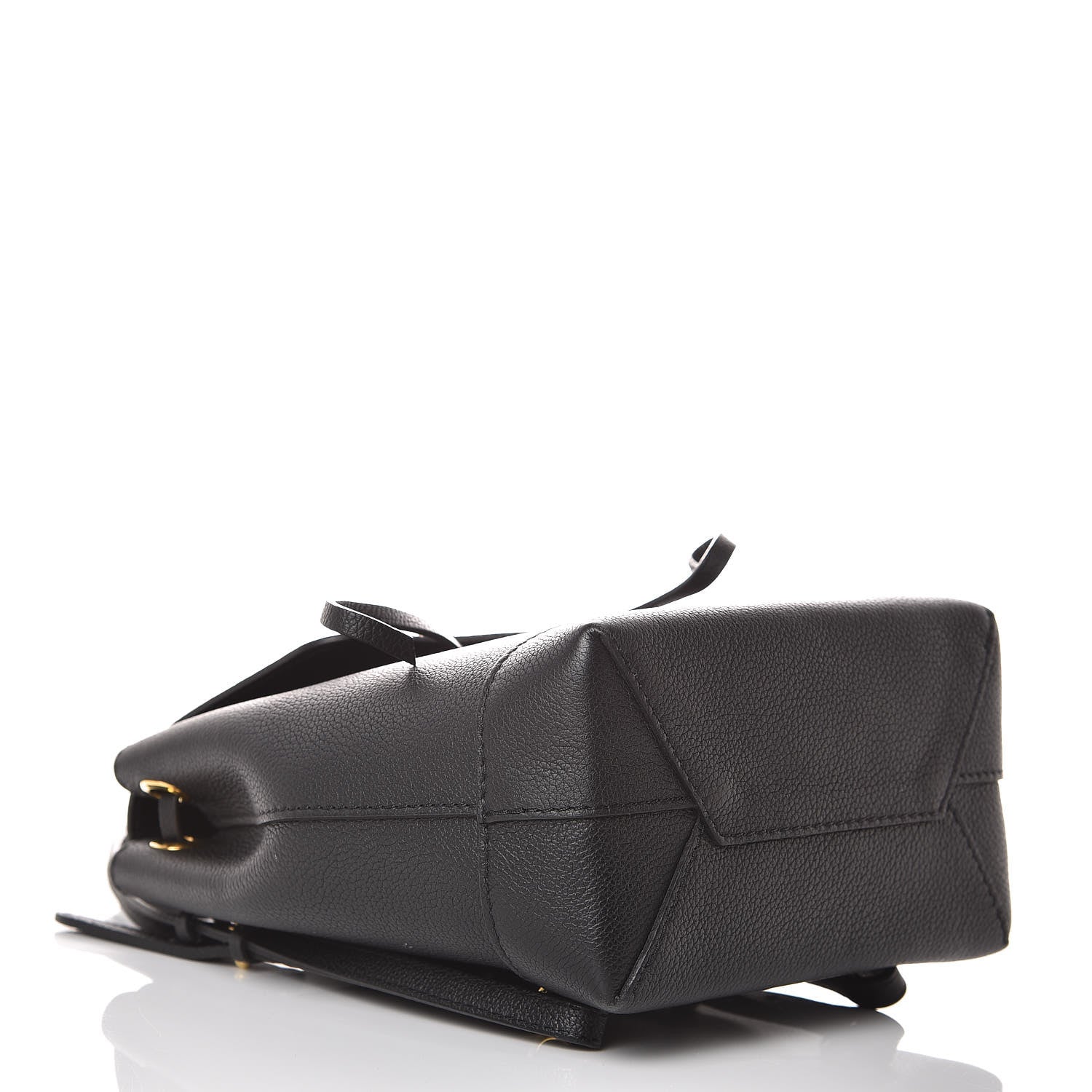 Louis Vuitton Calfskin Lockme Mini Backpack Black 4 of 11