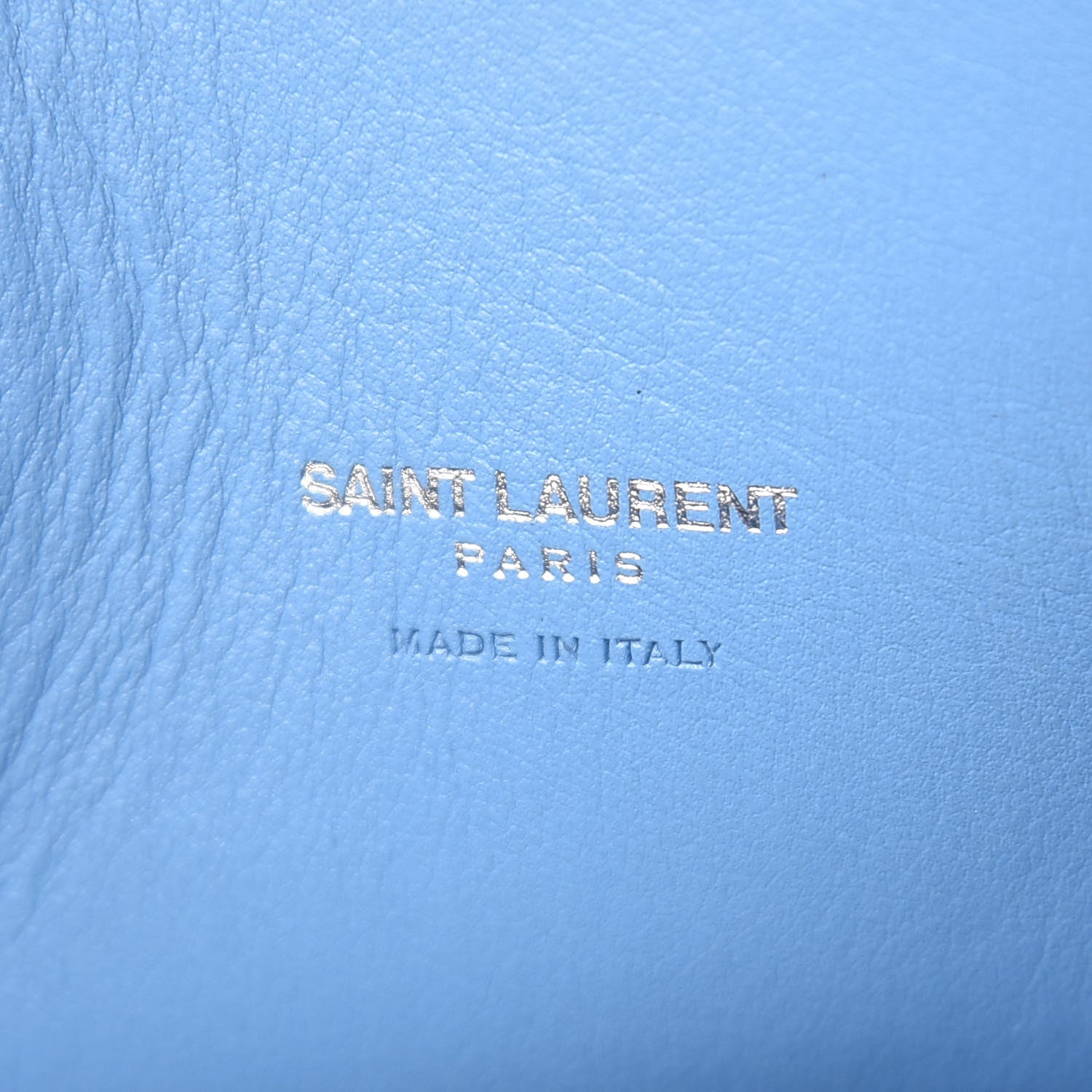 Saint Laurent Grained Calfskin Baby Sac De Jour Blue Clair 9 of 11