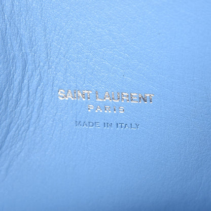 Saint Laurent Grained Calfskin Baby Sac De Jour Blue Clair 9 of 11