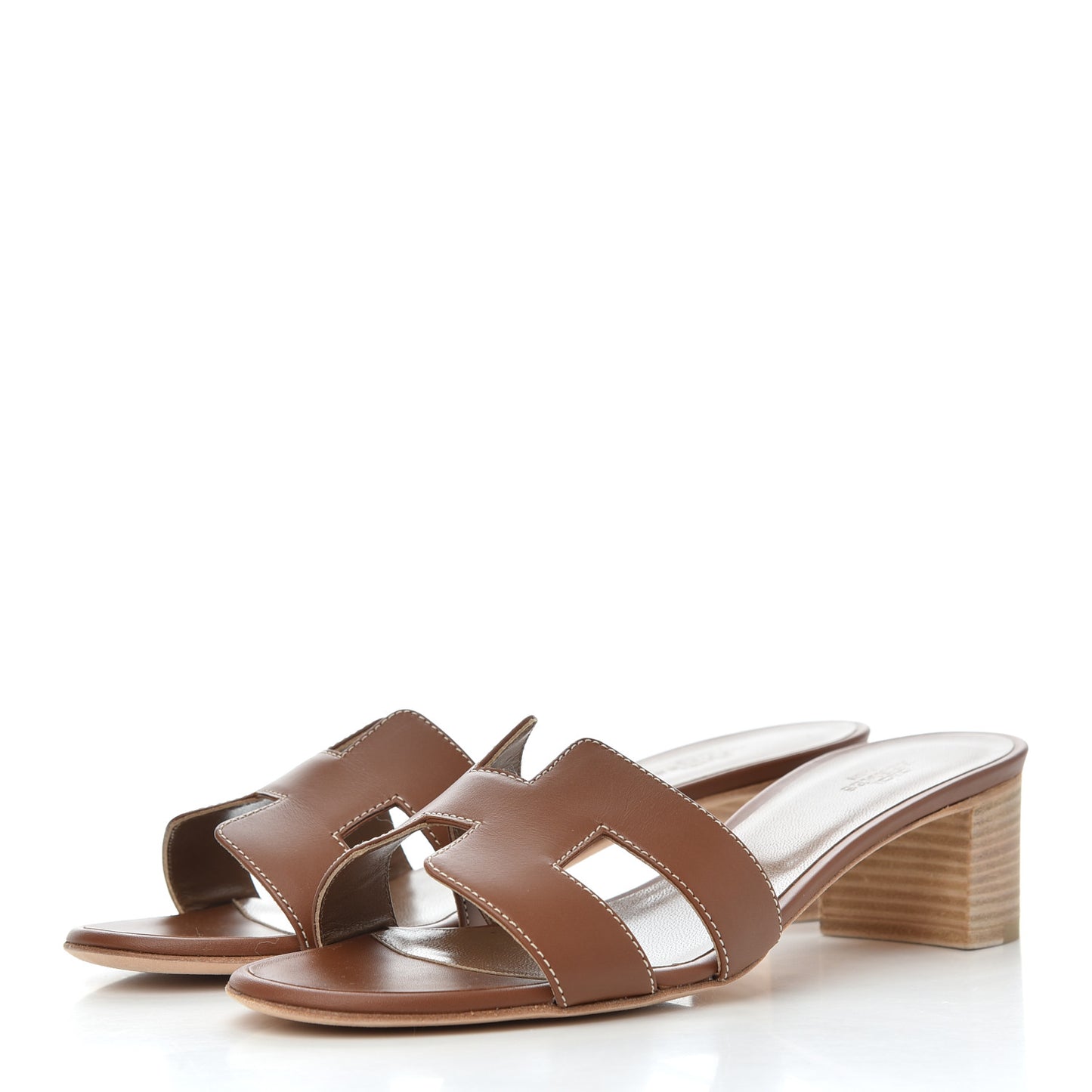 Calfskin Oasis Sandals 38 Gold