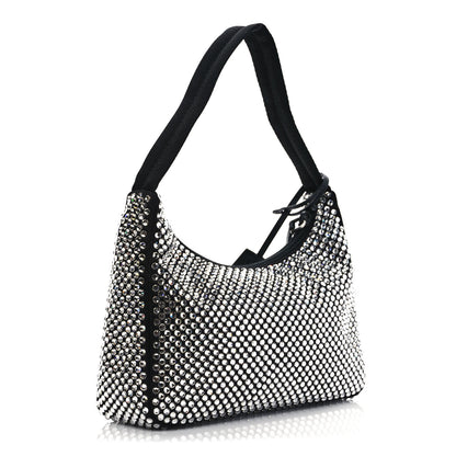 Prada Satin Crystal Mini Re-Edition 2000 Bag Cristal 3 of 8