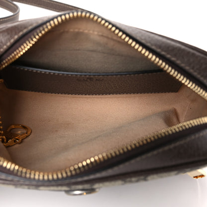 Gucci GG Supreme Monogram Web Mini Ophidia Shoulder Bag Brown 5 of 9