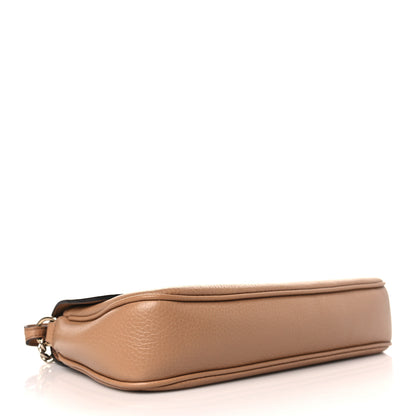 Gucci Pebbled Calfskin Medium Soho Flap Crossbody Camelia 3 of 8